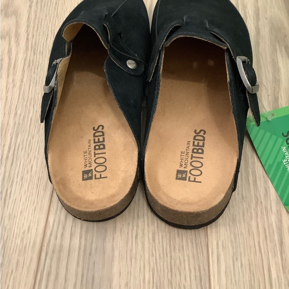 White Mountain ladies black suede leather clog❤️❤️❤️❤️ - Picture 9 of 15